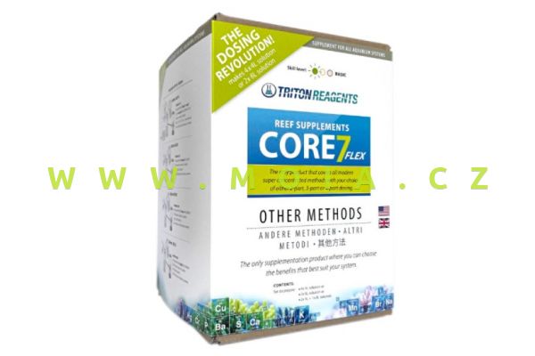 Complete Set of Core7 Flex Reef Supplements concentrate To make 4x4L or 2x8L of Core7 Flex