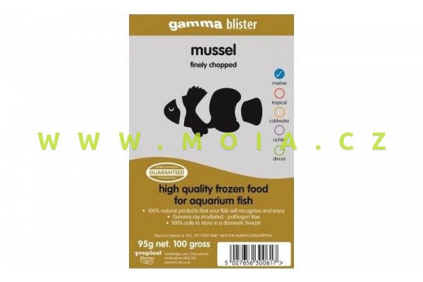 Gamma Fine Chopped Mussel Blister Pack 100g (outer qty 20)