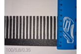 Overflow comb 100/5,8/0,35 - without U pc

