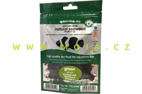 Dried Natural Green Seaweed Enriched with Spirulina and Omega-3 12g