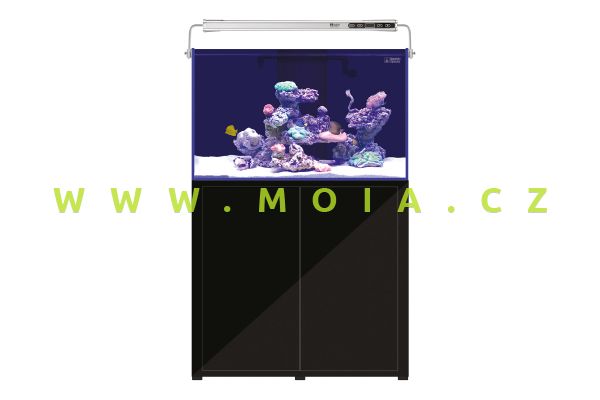 L'Aquarium 370L black cabinet  90cm
